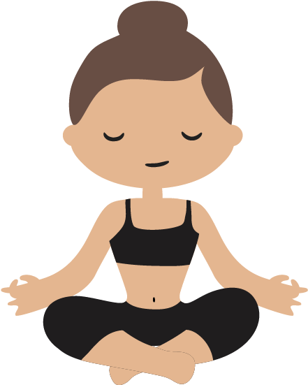 Cartoon Physical Fitness Yoga Transprent Png Free Ⓒ - Cartoon Yoga Clipart (800x800), Png Download