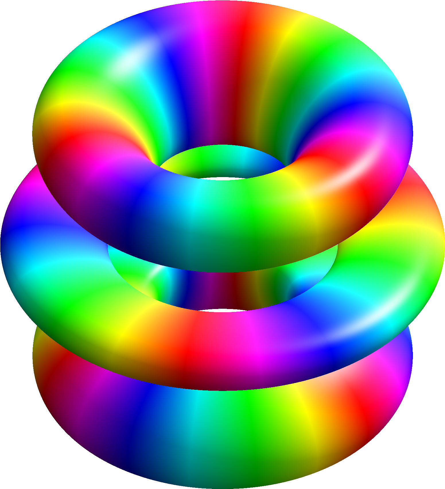 Hydrogen Eigenstate N6 L5 M-3 - Circle Clipart (2560x2560), Png Download