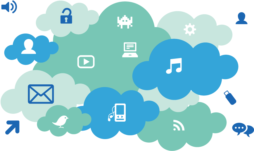Web Hosting Service Cloud Computing Email Domain Name - Cloud Based Hosting Website Clipart (869x519), Png Download