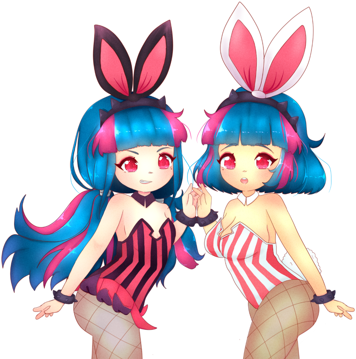 Some More Artsu~ Mint And Vanilla From Maplestory Clipart (1181x1189), Png Download