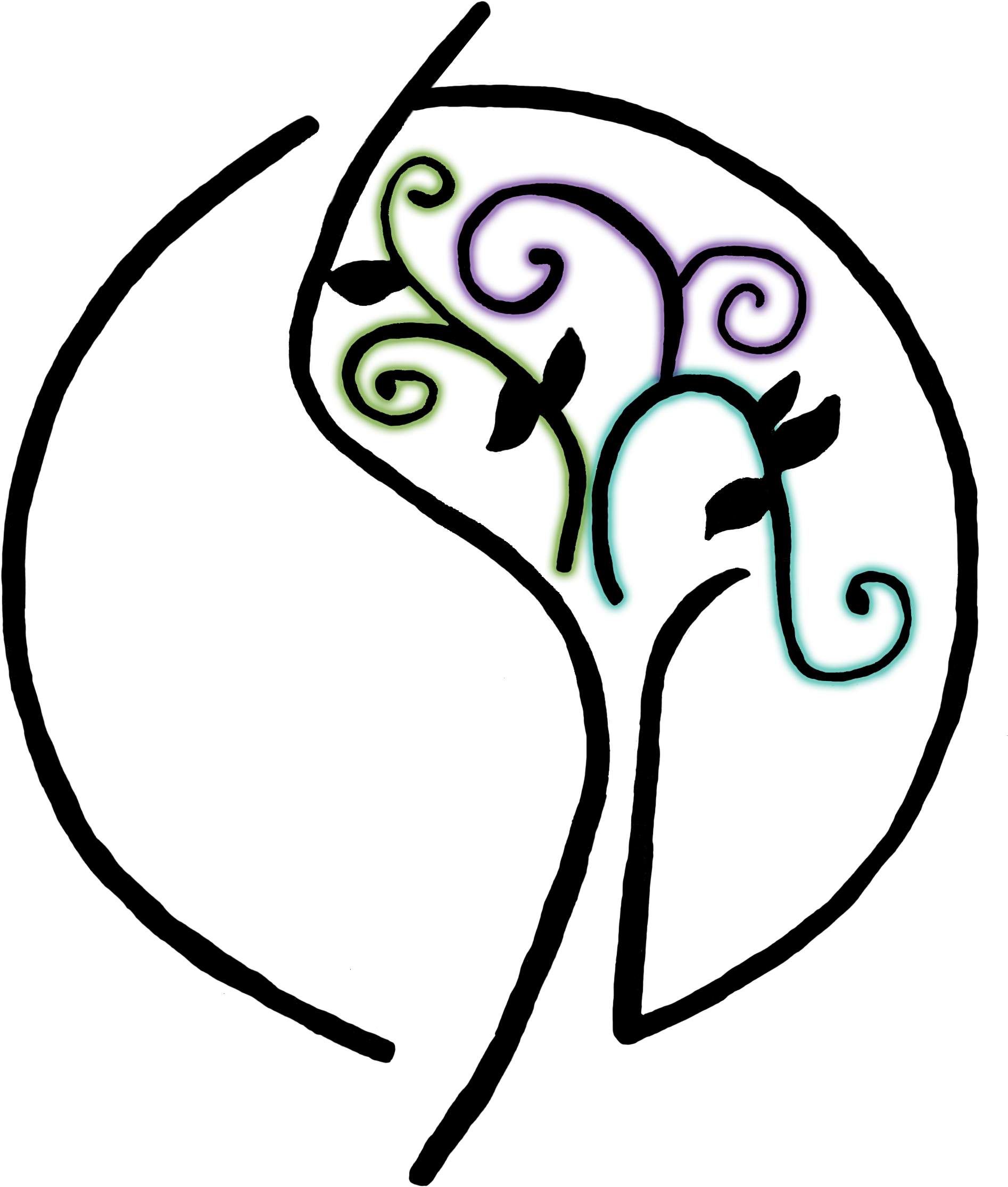 Balanced Wellbeing Acupuncture - Line Art Clipart (2000x2300), Png Download