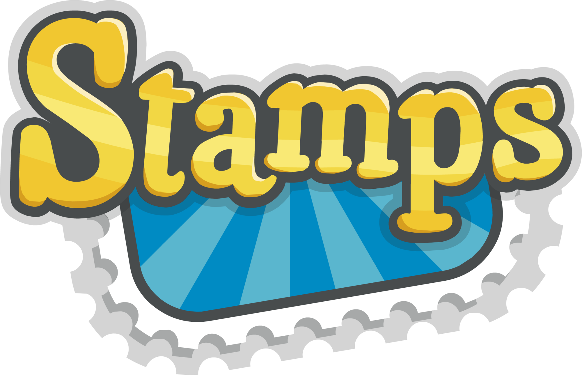 Club Penguin Stamps Clipart (2000x1288), Png Download