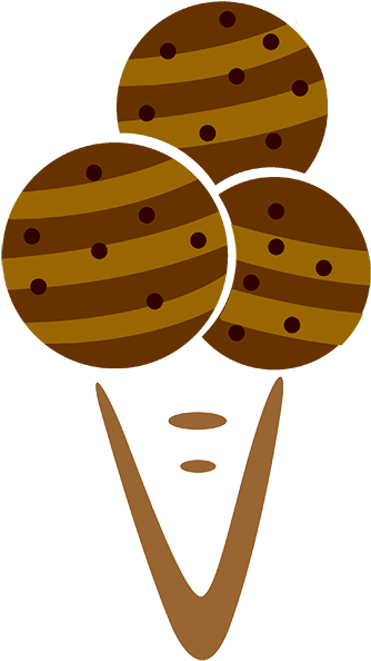 Caramello Chocolate Crunch Gelato Clipart (1170x1170), Png Download