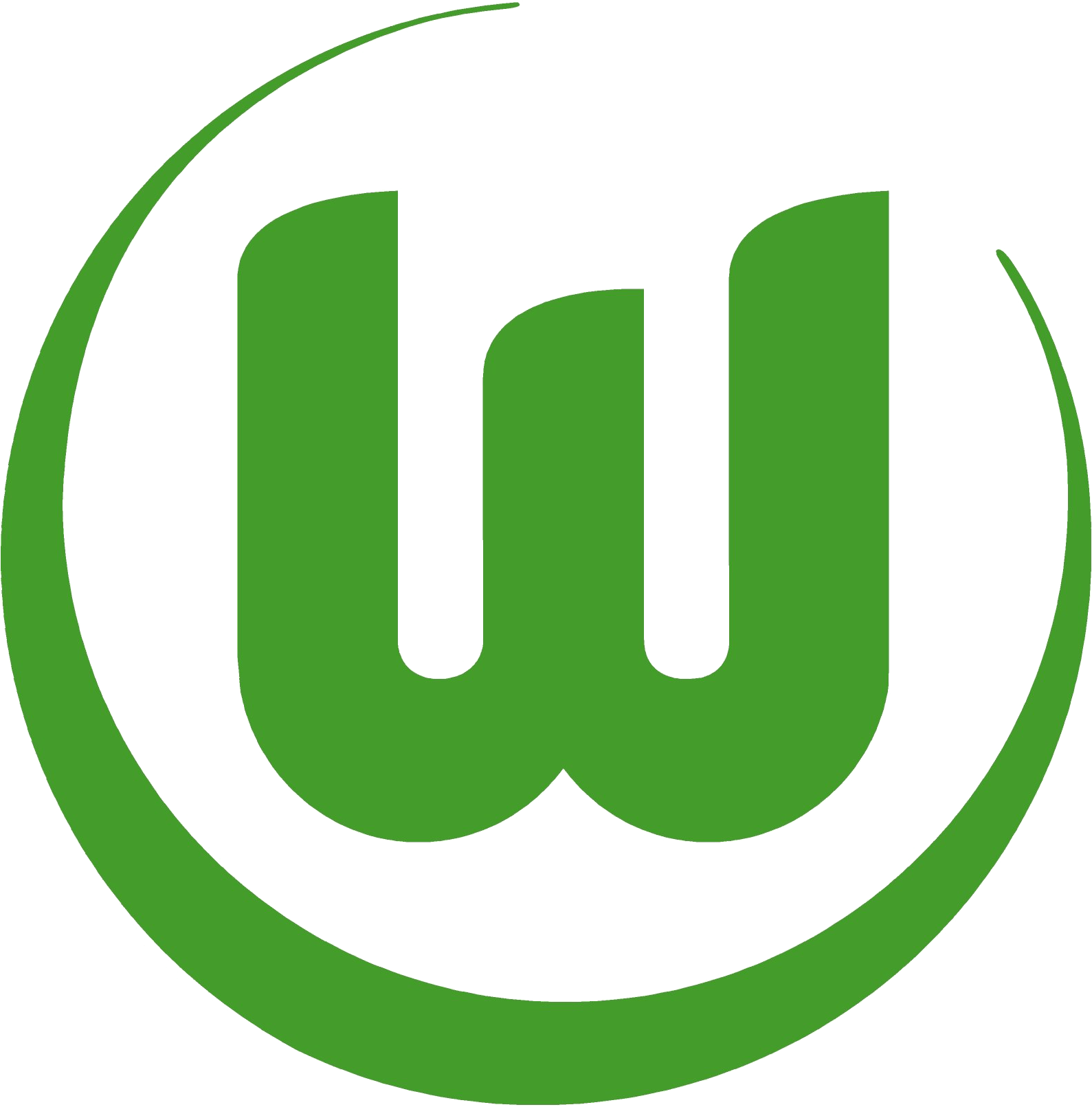Wolfsburg Logo - Vfl Wolfsburg Logo Vector Clipart (1621x1621), Png Download