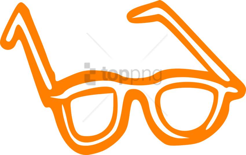 Free Png Download Deal With It Sunglasses Png Images - Orange Sunglasses Clipart Transparent Png (850x534), Png Download