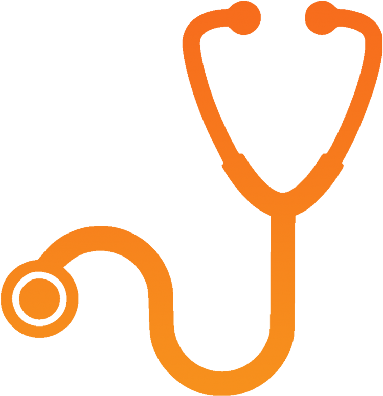 Clinician Members - Stethoscope Silhouette Svg Clipart (1200x939), Png Download