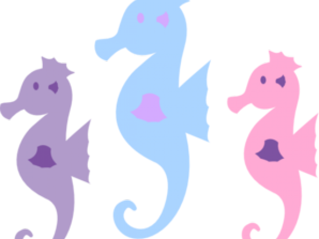 The Sea Clipart Hores - Sea Horses Clip Art - Png Download (640x480), Png Download