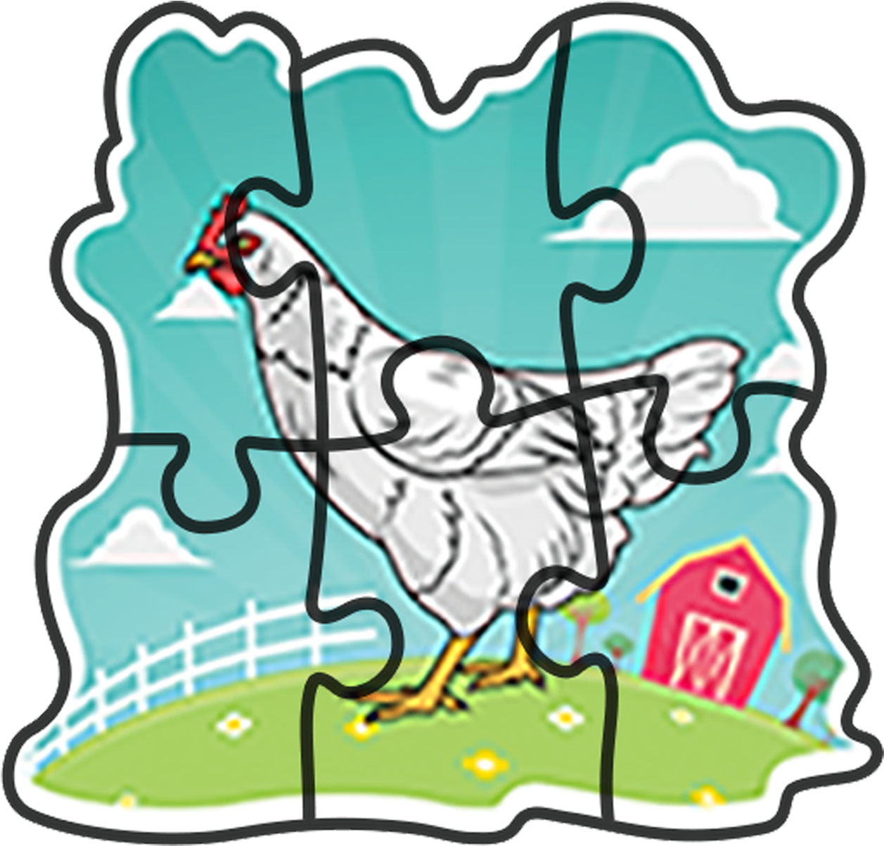 Early Farm Birds Ⓒ Clipart (2400x2400), Png Download