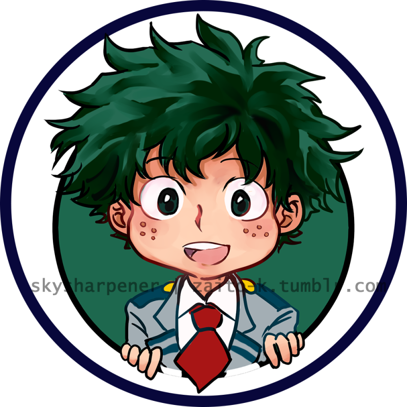 Boku No Hero Academia Button / Charm - Ad Villaviciosa De Odon Clipart (800x800), Png Download