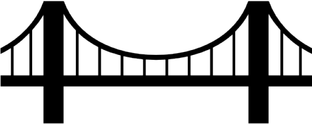 Golden Gate Clipart Structure - Bridge Png Transparent Png (640x480), Png Download
