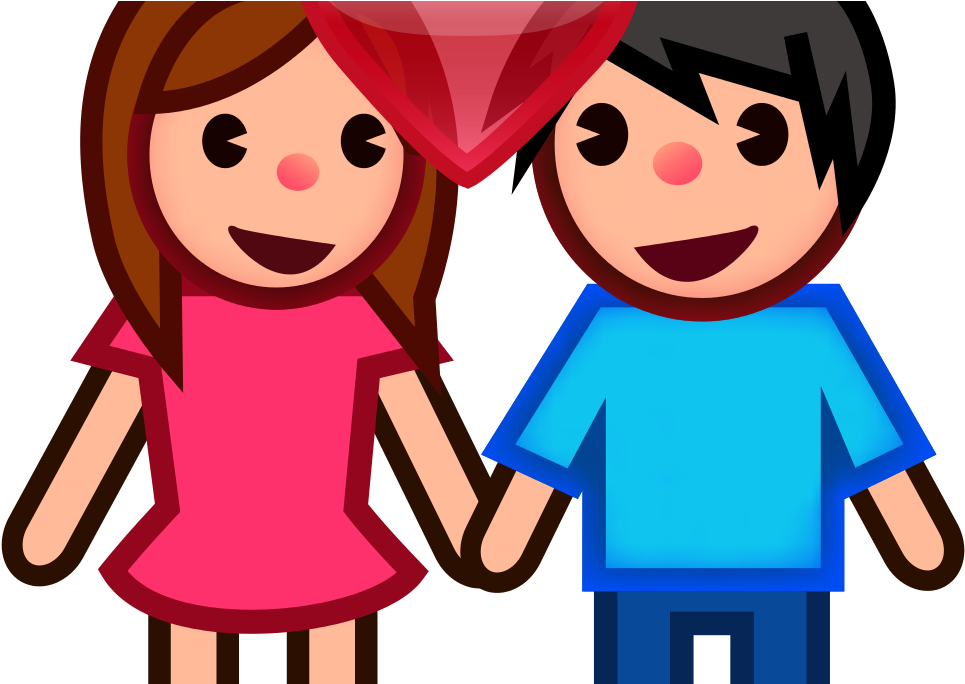 Some People Really Do Find Love In Hopeless Places - Couple Emoji Clipart (1024x683), Png Download