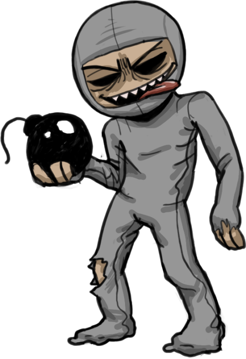 The Binding Of Isaac Wrath Of The Lamb V1 - Cartoon Clipart (500x729), Png Download