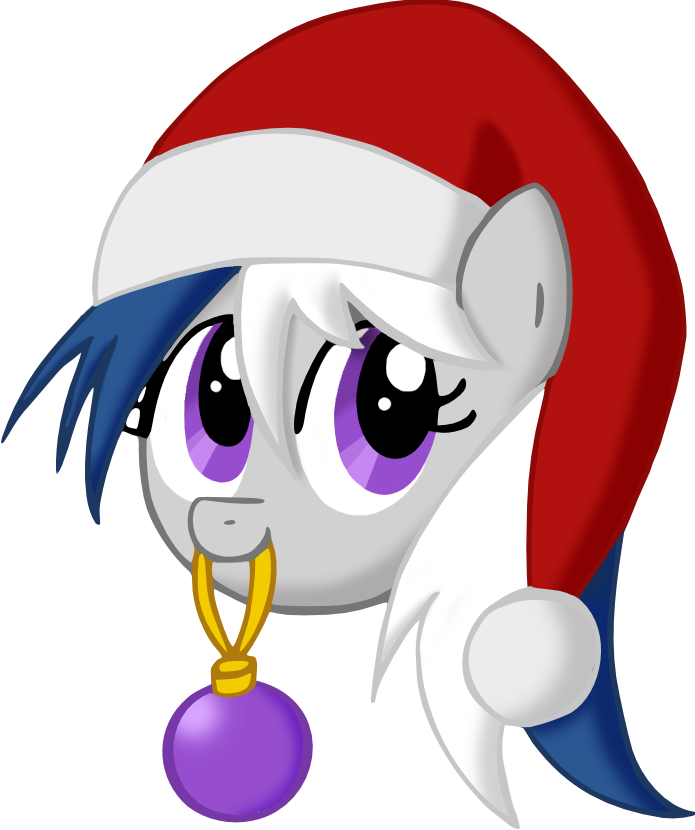 Quarium, Christmas, Hat, Head, Mouth Hold, Oc, Oc - Cartoon Clipart (695x830), Png Download