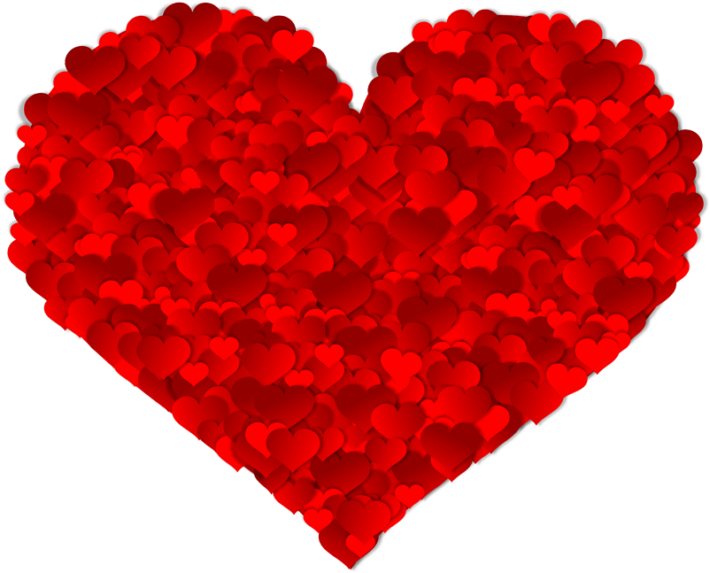 Heart Of Hearts Png Transparent - Valentines Day Clipart (1000x824), Png Download