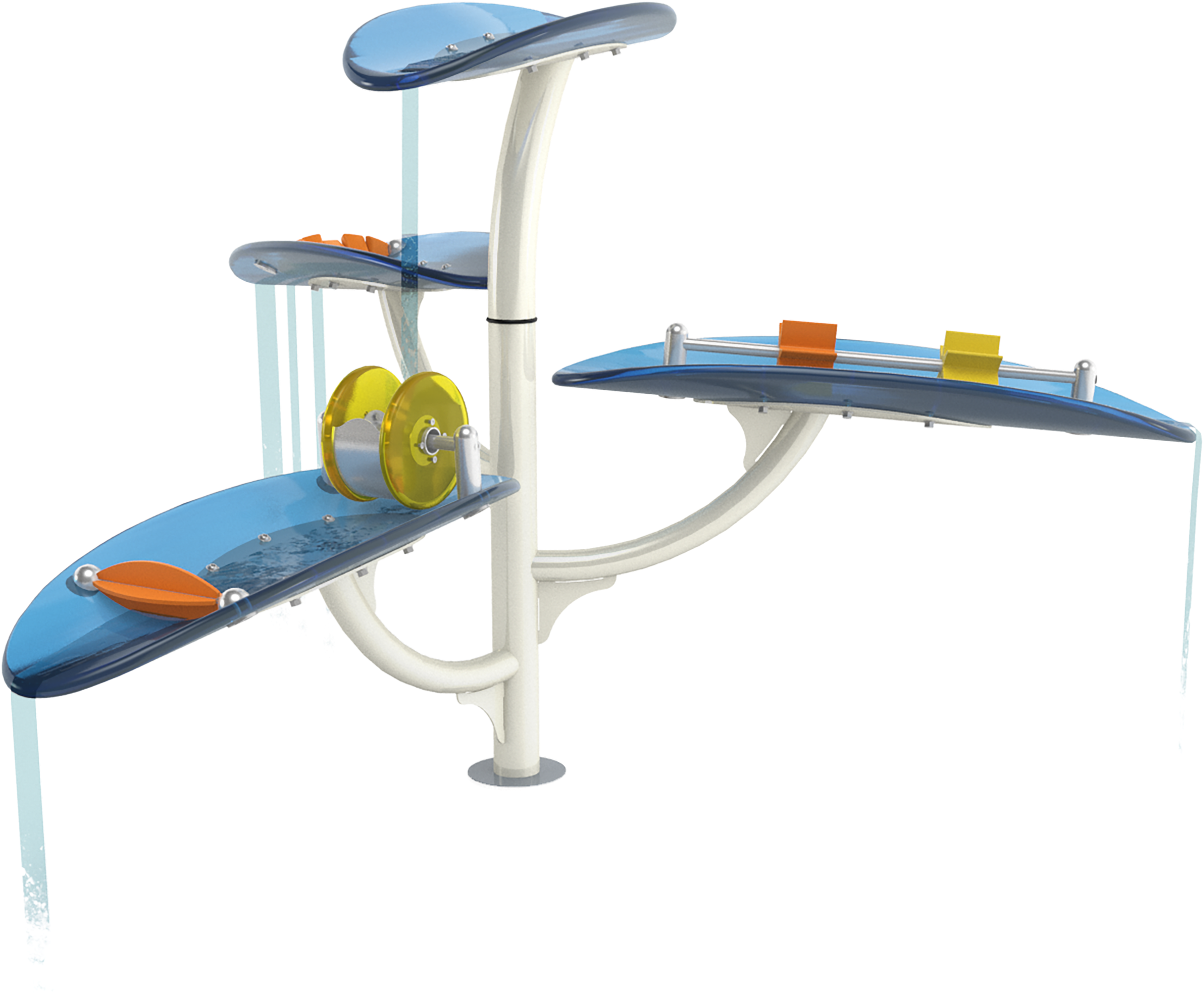 Waterways - Waterfall - Machine Clipart (4000x2250), Png Download