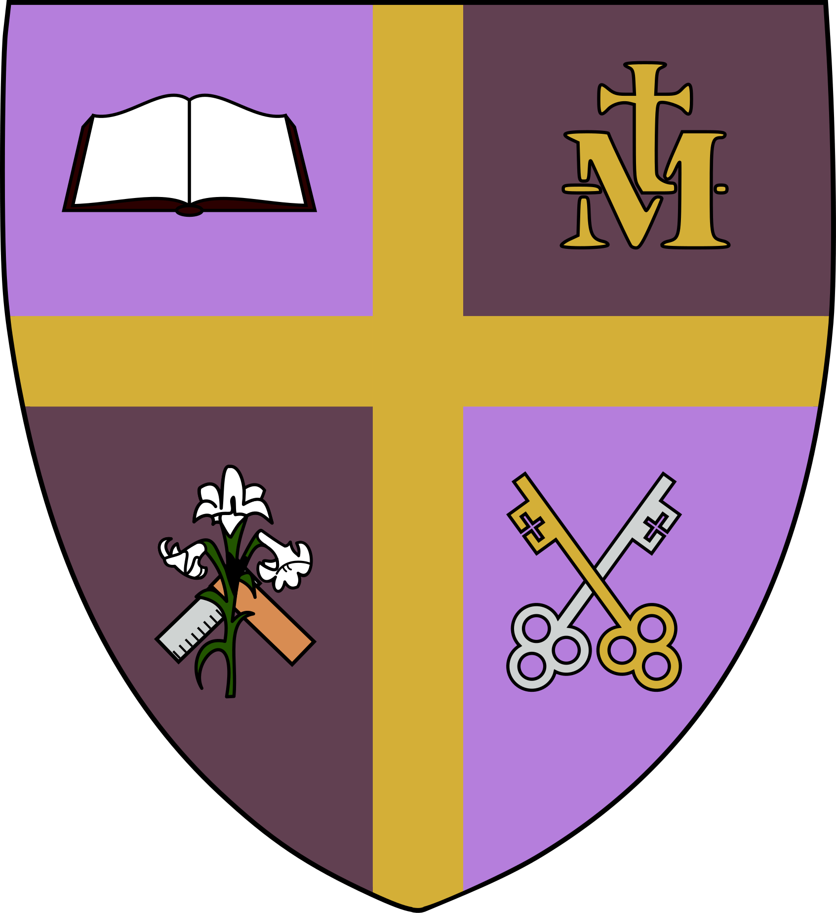 Joe Catholic - Crest Clipart (1693x1849), Png Download