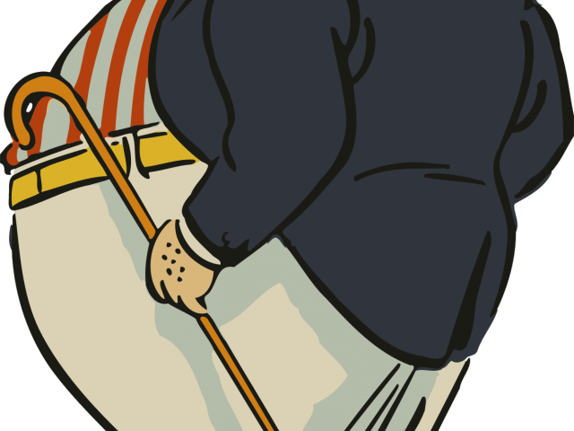 Doll Clipart Fat - Fat Man With Cigar Cartoon - Png Download (640x480), Png Download