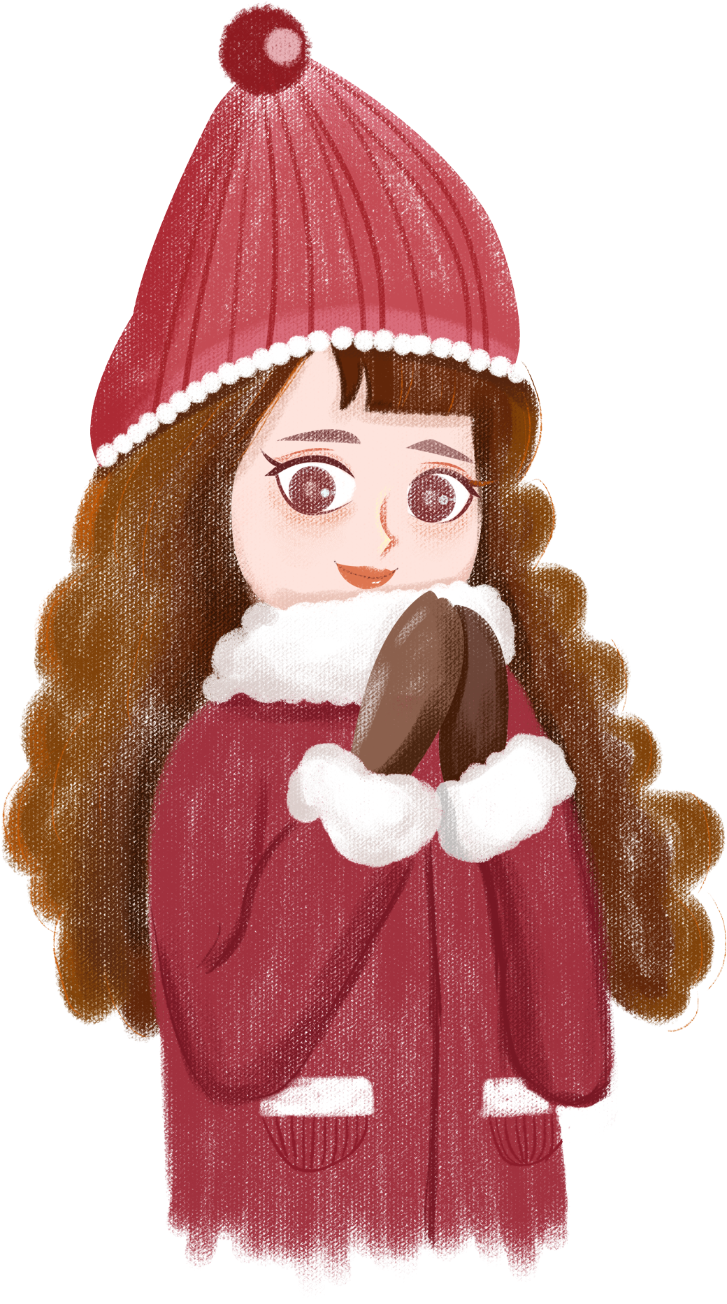 Q Meng Version Cartoon Cute Png And Psd - Cartoon Clipart (2000x2000), Png Download