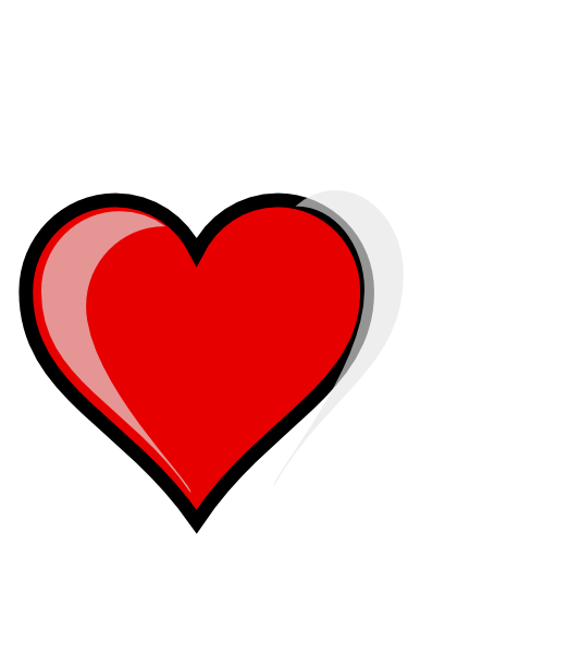 Heart Clip Art Free - Png Download (534x594), Png Download