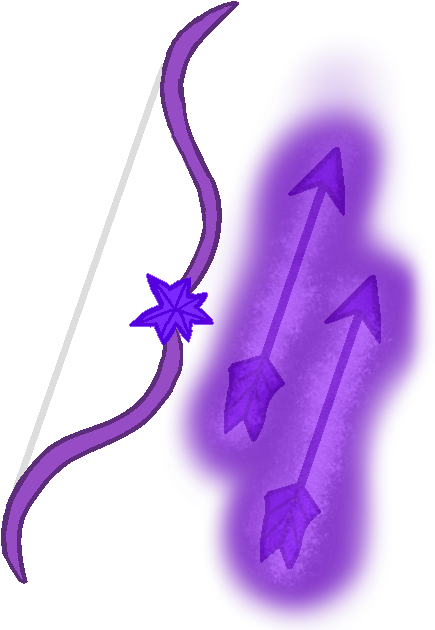 Clesta's Bow And Arrows - Sword Clipart (500x650), Png Download