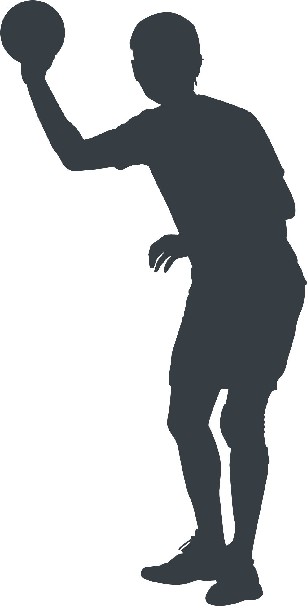 Dodgeball Active Safe - Png Dodgeball Player Silhouette Clipart (2271x2021), Png Download