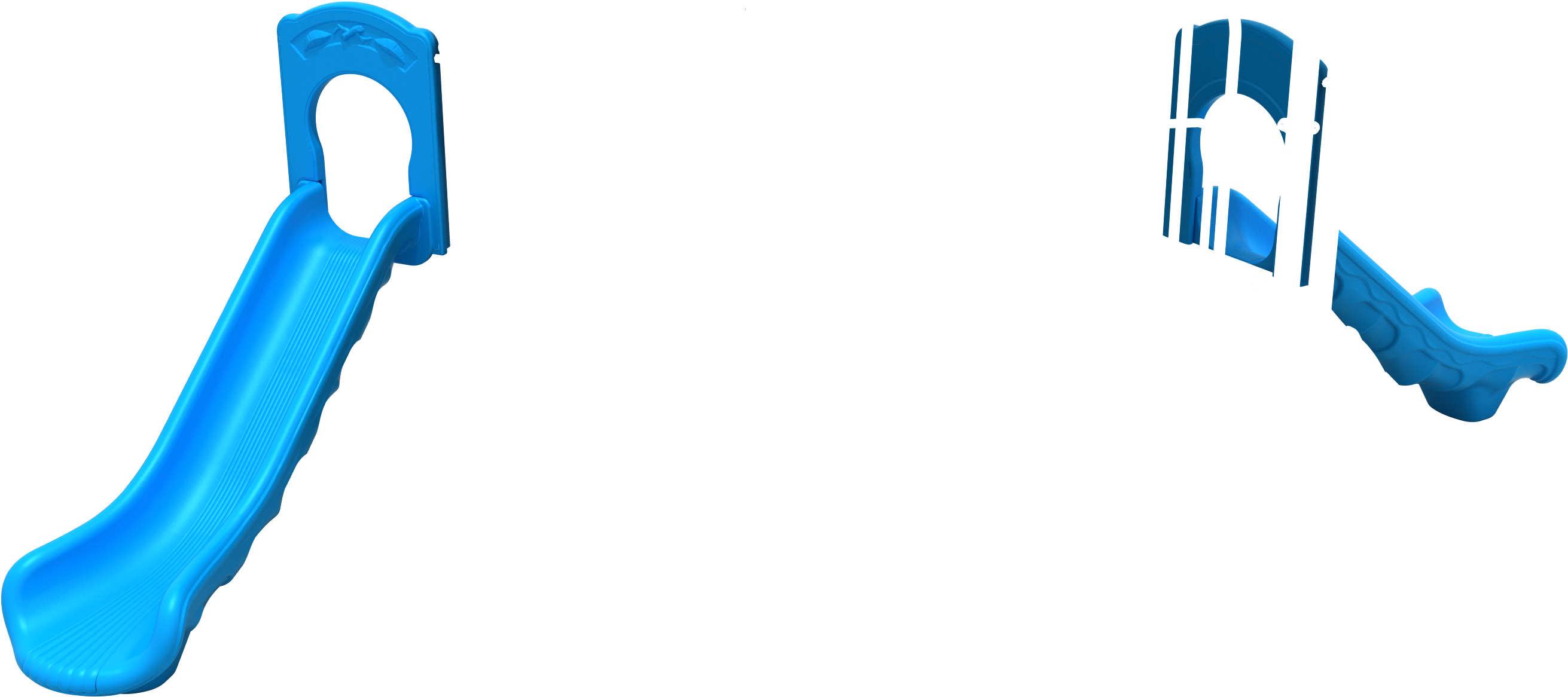 Sky Blue - Playground Slide Clipart (3000x2250), Png Download