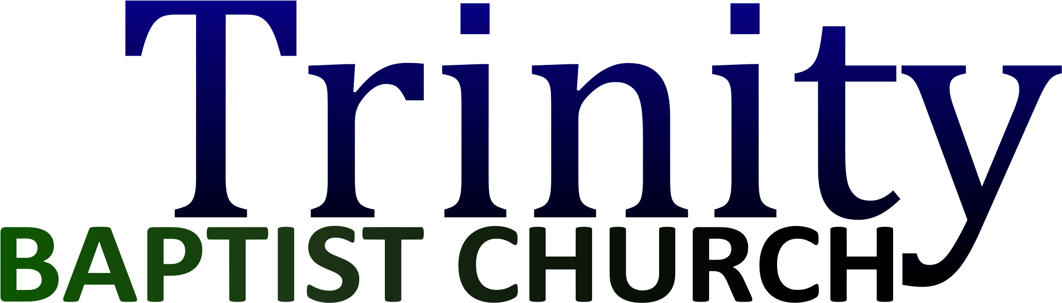 Trinity Baptist Church New Iberia Louisiana Clipart (2213x637), Png Download