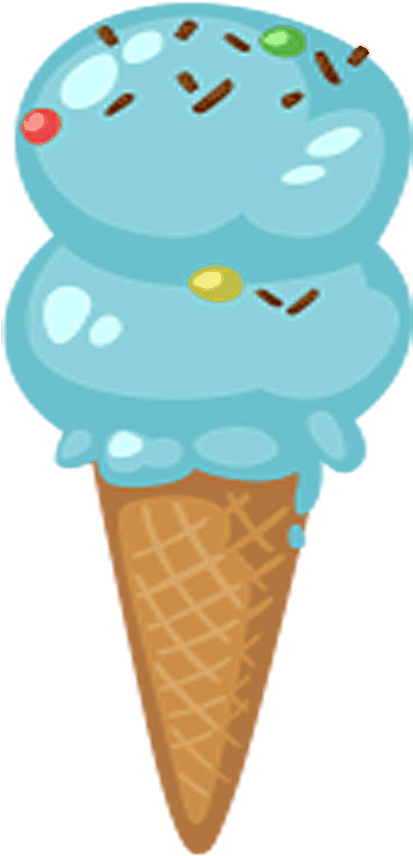 Transparent Ice Cream Cartoon Clipart (500x941), Png Download