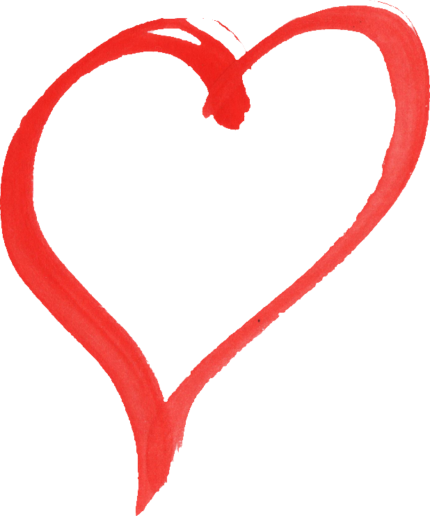 Free Download - Сердце Пнг Акварель Clipart (618x741), Png Download