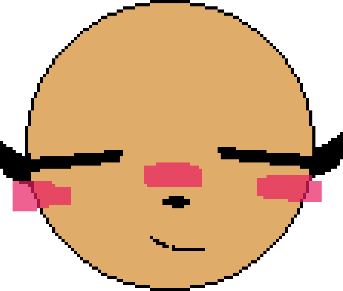 See Blush Yay Clipart (1230x1300), Png Download