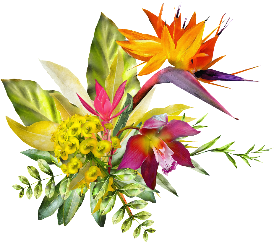 Hand Painted Cartoon Yellow Small Yellow Flower Png Clipart (927x819), Png Download