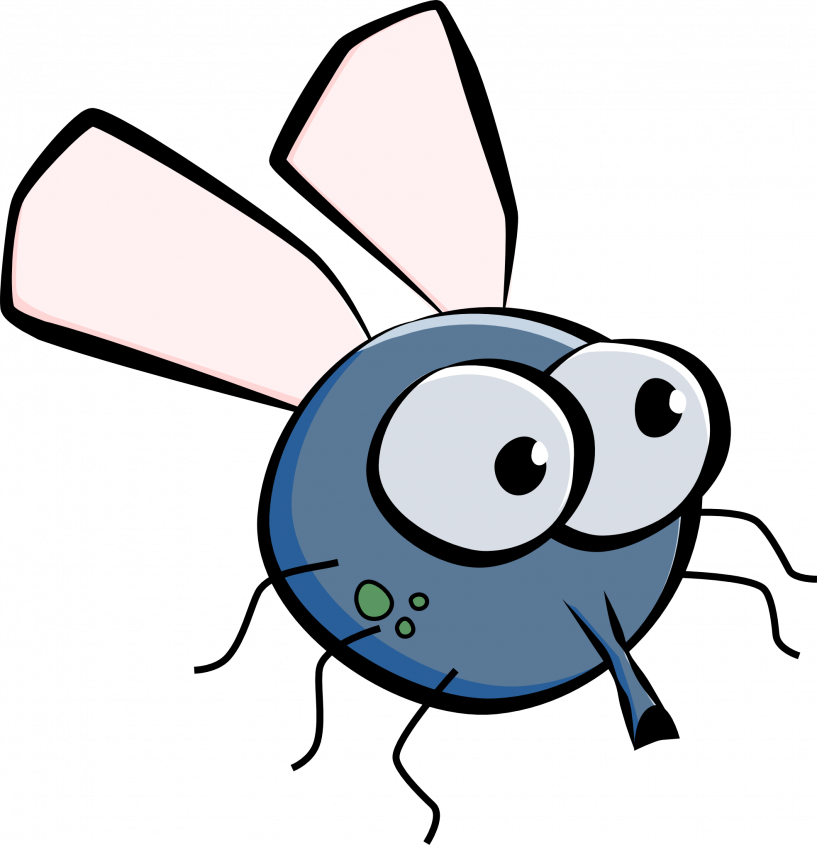 Fly Cartoon Clipart (817x845), Png Download