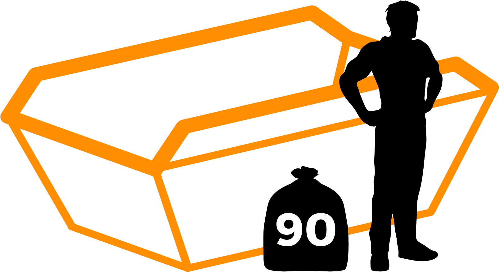 Builder's Plus Skip Clipart (1668x1668), Png Download