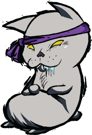 The Unhealthy Cat Lady - Cartoon Clipart (612x792), Png Download