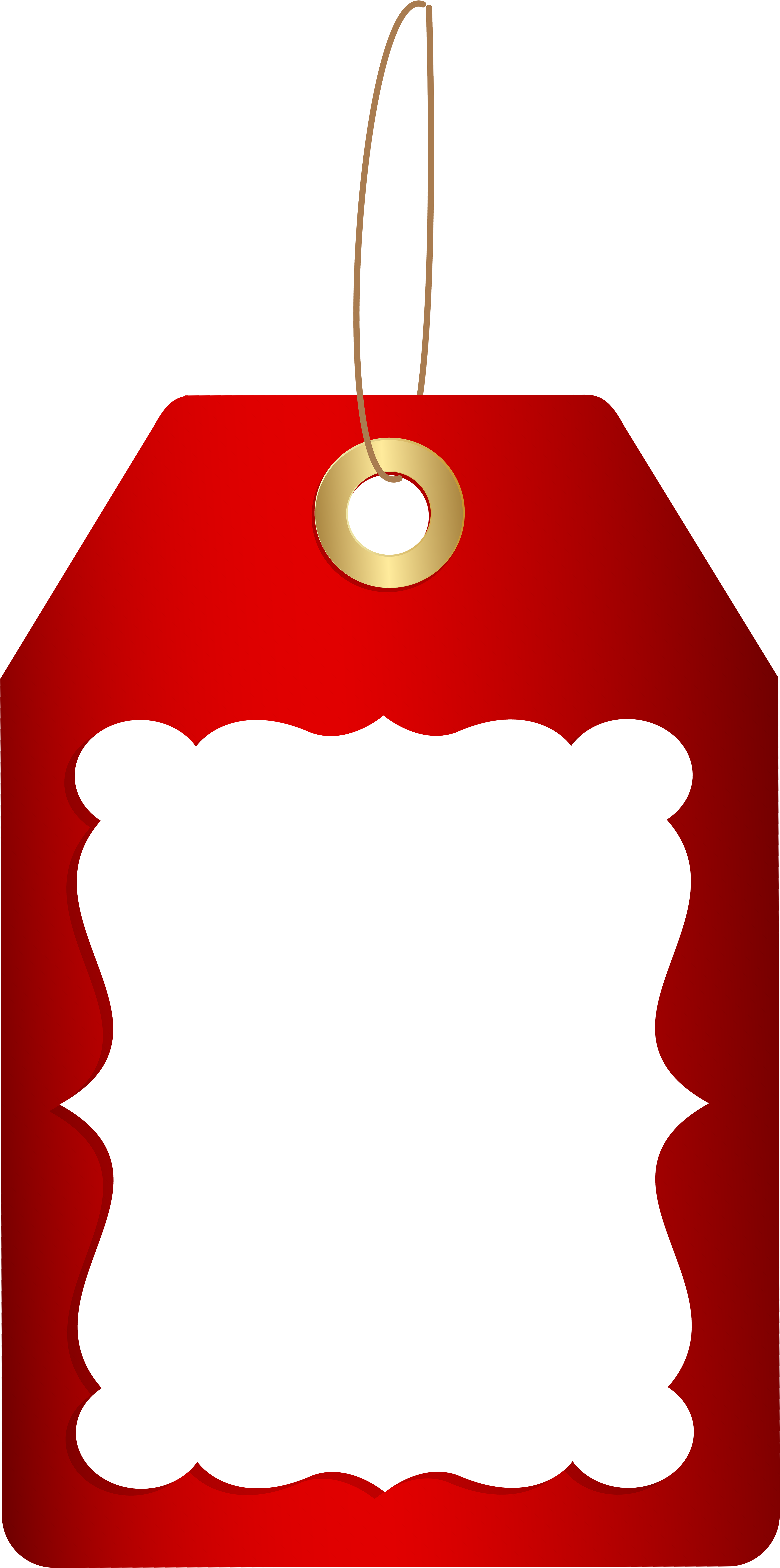 Clipart Of Pricing - Christmas Price Tag Design - Png Download (4040x8000), Png Download