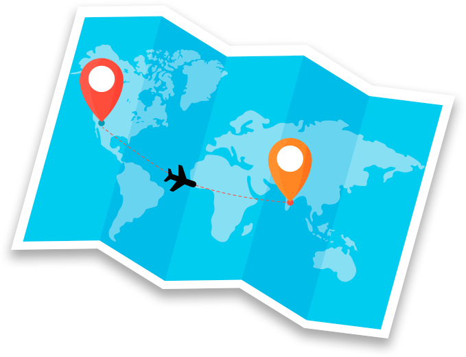 Travel Is Expensive And Grueling But Necessary - Map Clipart (679x520), Png Download