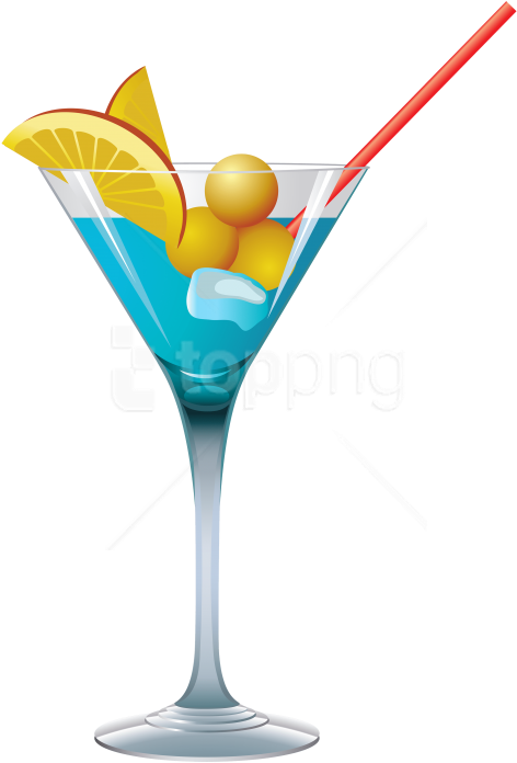 Free Png Download Blue Cocktail Clipart Png Photo Png - Cocktail Png Transparent Png (481x710), Png Download