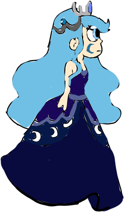 Selenia The Moon - Star Vs The Forces Of Evil Waxinne Clipart (480x800), Png Download