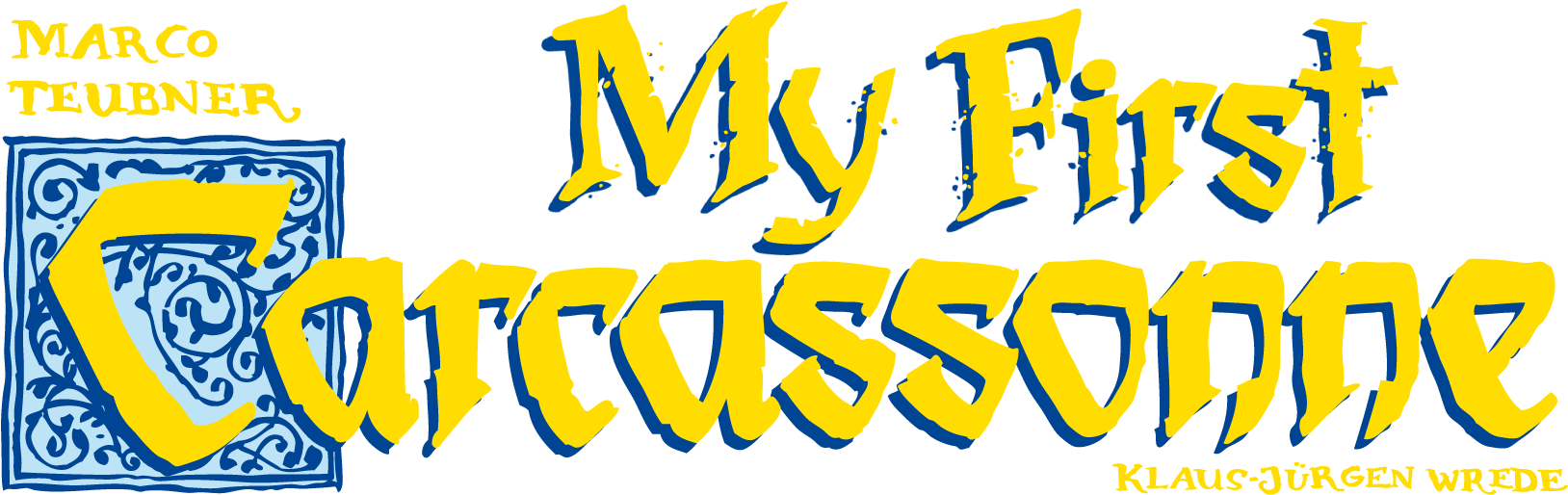 My First Carcassonne Title - Carcassonne Clipart (1800x729), Png Download