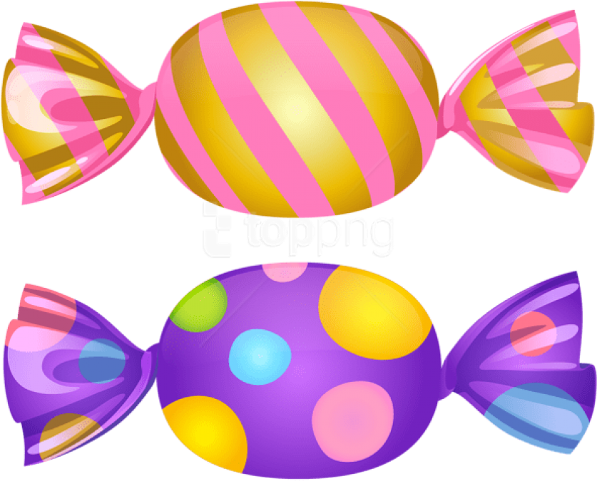 Free Png Images - Candy Clip Art Transparent Png (850x695), Png Download