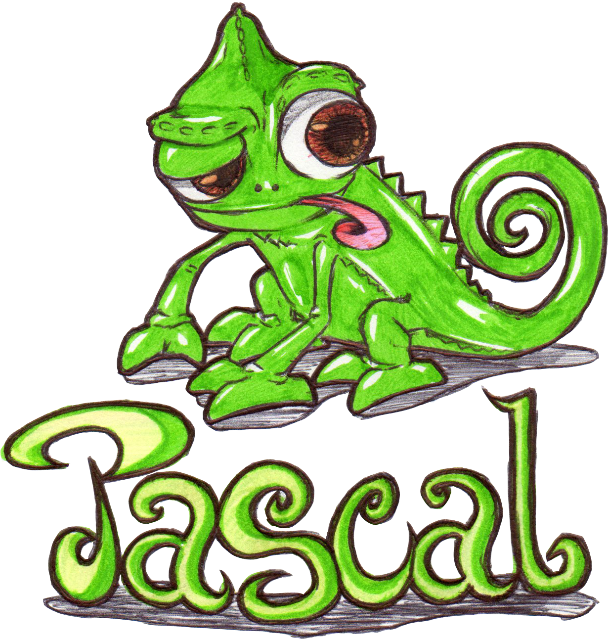 Tangled - Pascal Clipart (1374x1389), Png Download