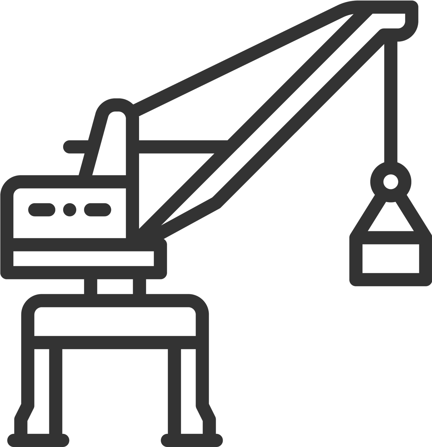 Darwin Container Services Port Services - Hafenkran Icon Clipart (1650x1708), Png Download
