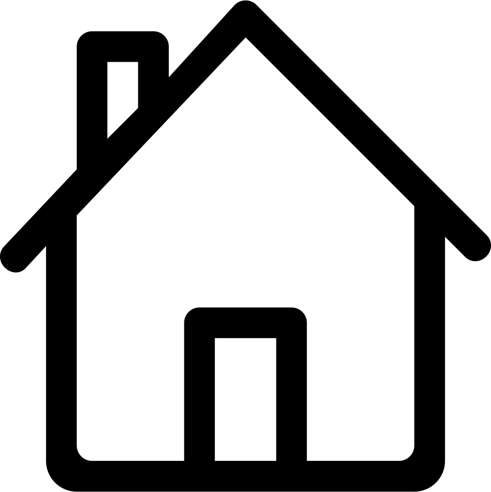 Png File Svg - Vivienda Blanco Y Negro Clipart (980x982), Png Download