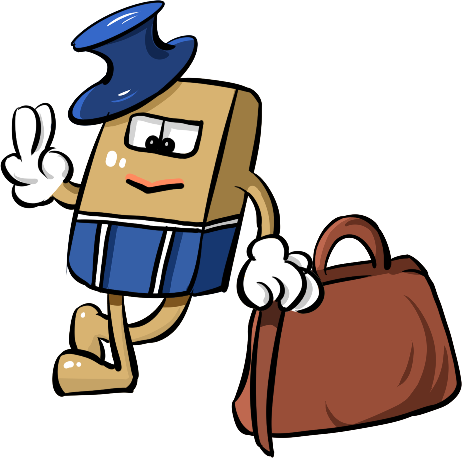 Карикатура Креатив Прилив Иллюстрация Png And Psd - Cartoon Clipart (2000x2000), Png Download