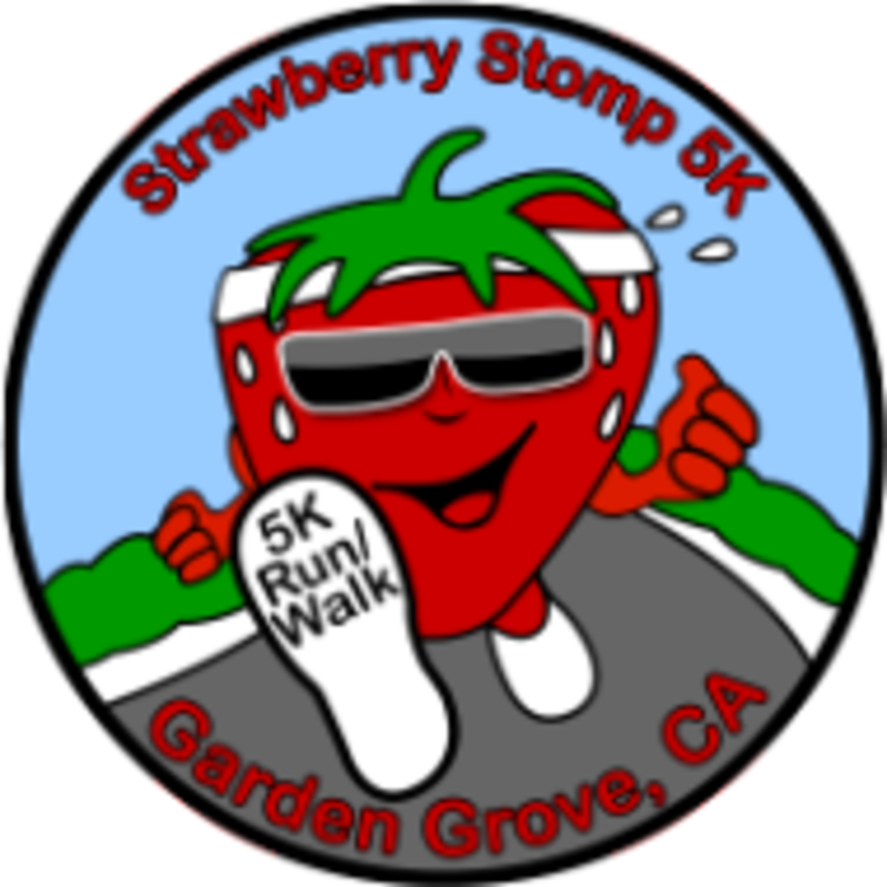 Strawberry Stomp 5k Clipart (800x800), Png Download