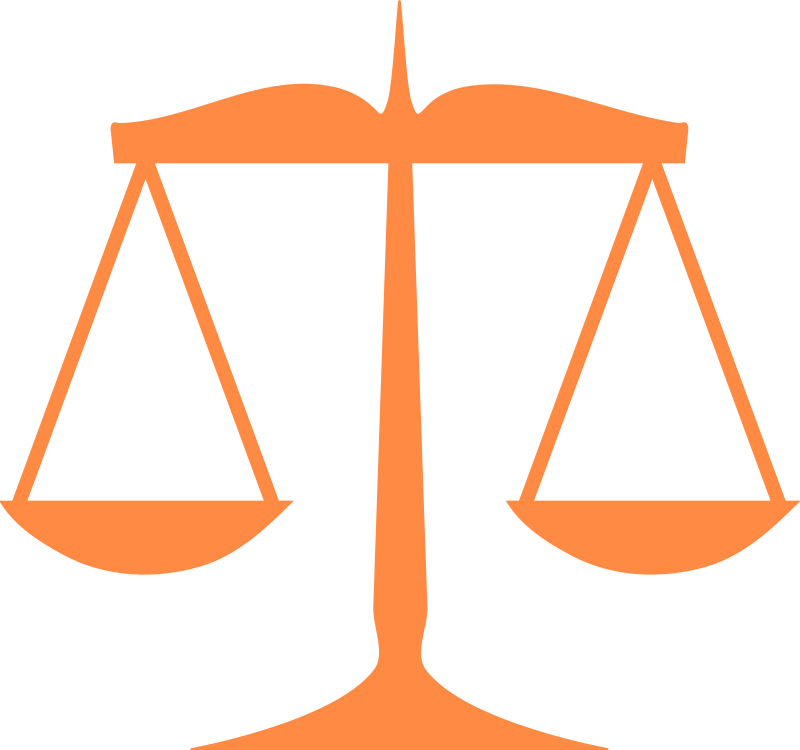 Participation In Ovocom Training Sessions At Beneficial - Scales Of Justice Clip Art - Png Download (800x750), Png Download