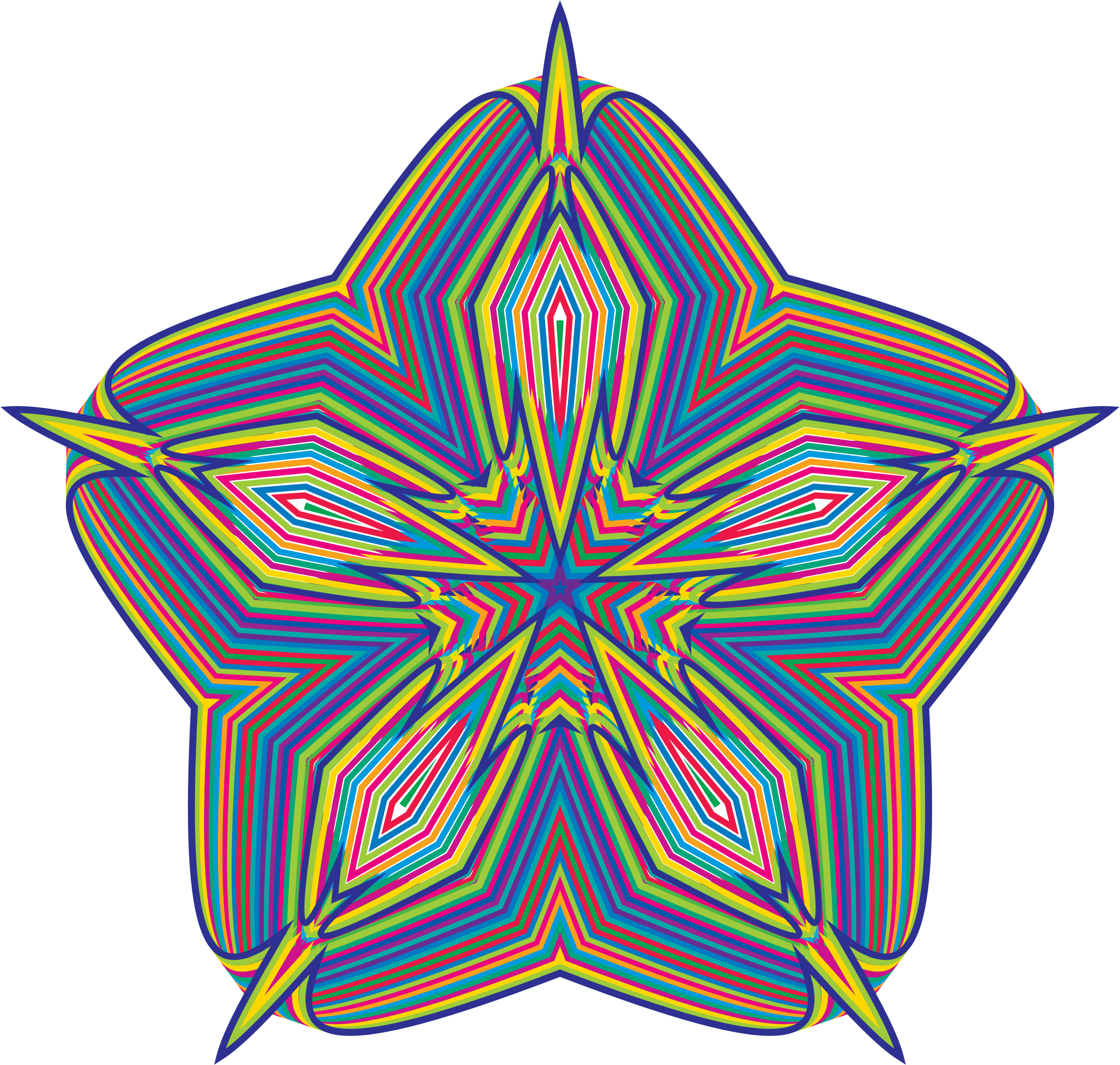 This Free Icons Png Design Of Prismatic Waves Design Clipart (2360x2244), Png Download