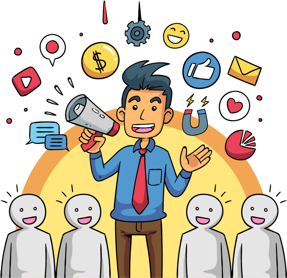 Marketing Digital Cr - مصلحة اجتماعية Clipart (1042x1042), Png Download