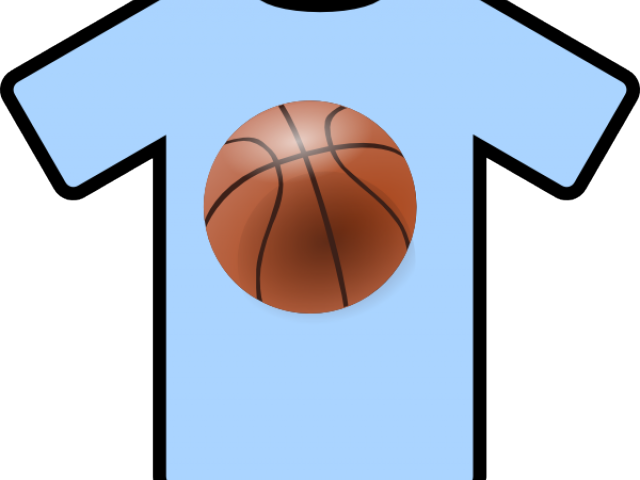 Blue Clipart Basketball - Basketball Clipart - Png Download (640x480), Png Download