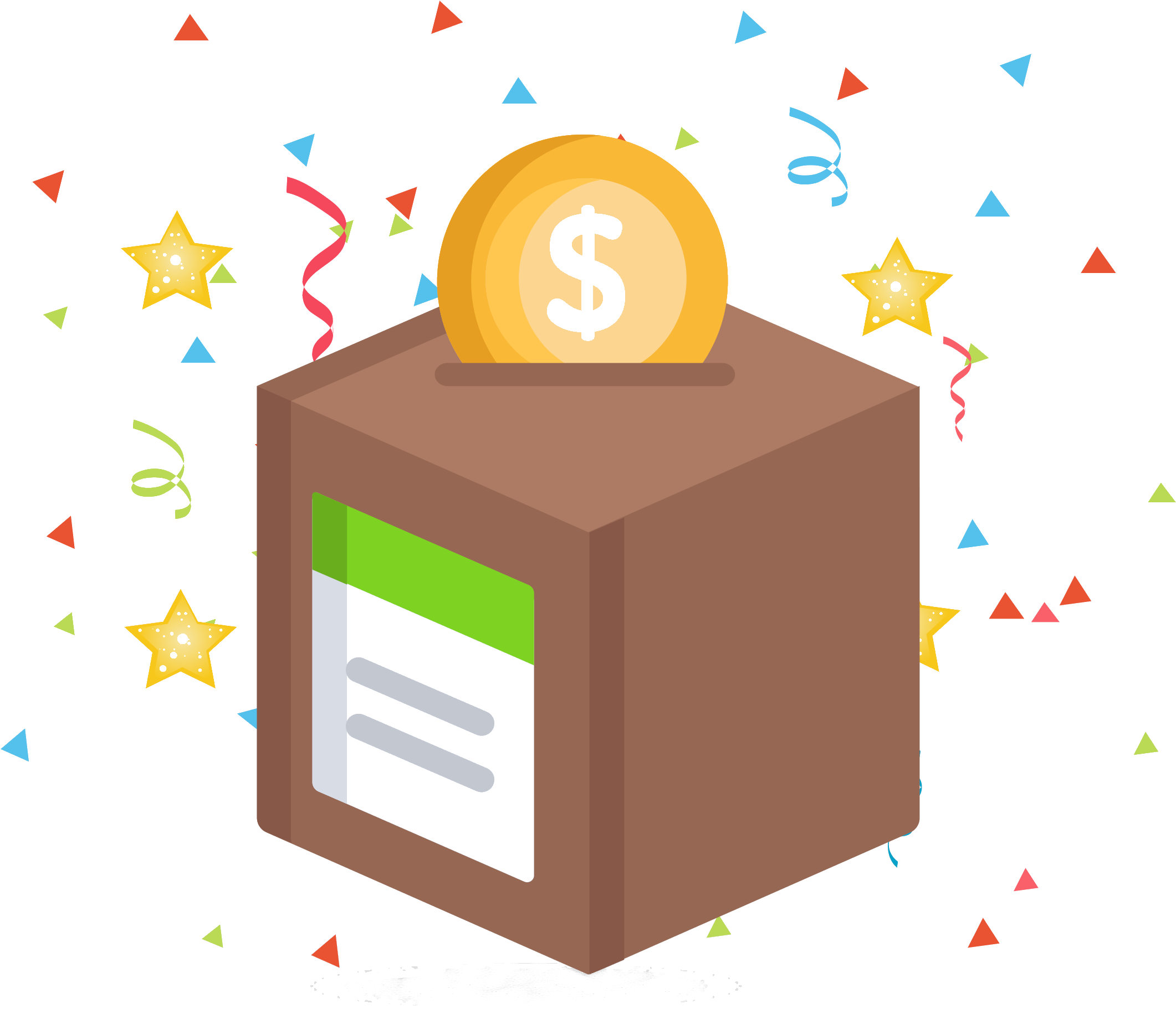 Donate - Illustration Clipart (2303x1999), Png Download